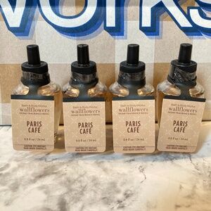 Four Bath & Body Works Paris Cafe Wallflower Refills